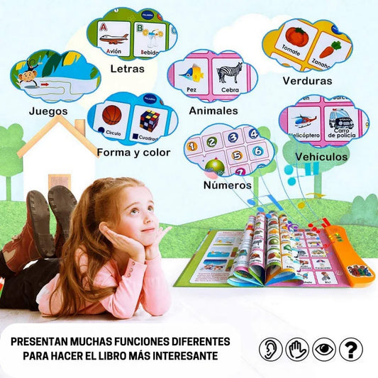 Libro Interactivo Aprendizaje Infantil  👧 👦